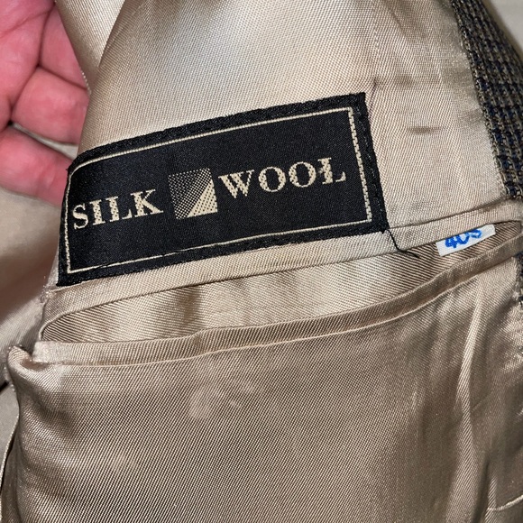 Charing Cross Vintage Blazer Twill 40S Silk & Wool - Picture 4 of 7